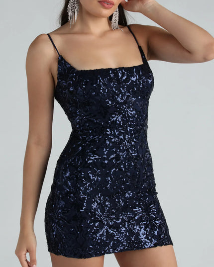 Windsor Leila Sequin Bodycon Mini Dress