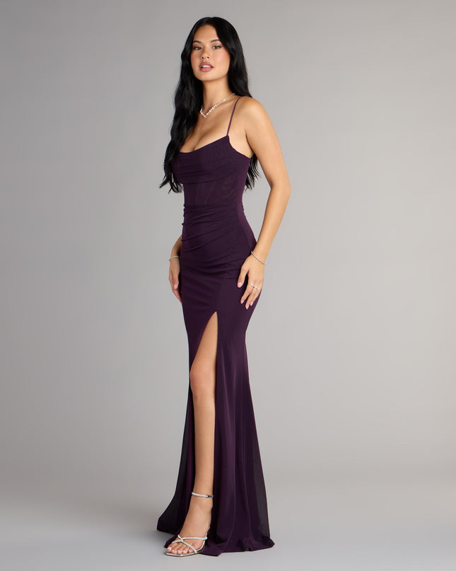 Windsor Marabella Mesh Corset Mermaid Formal Dress