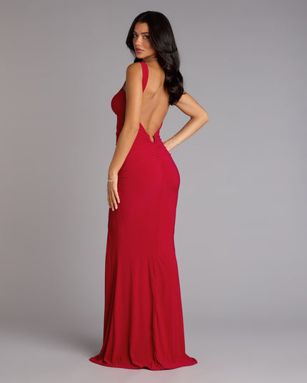 Windsor Zooey Open Back Mermaid Formal Dress