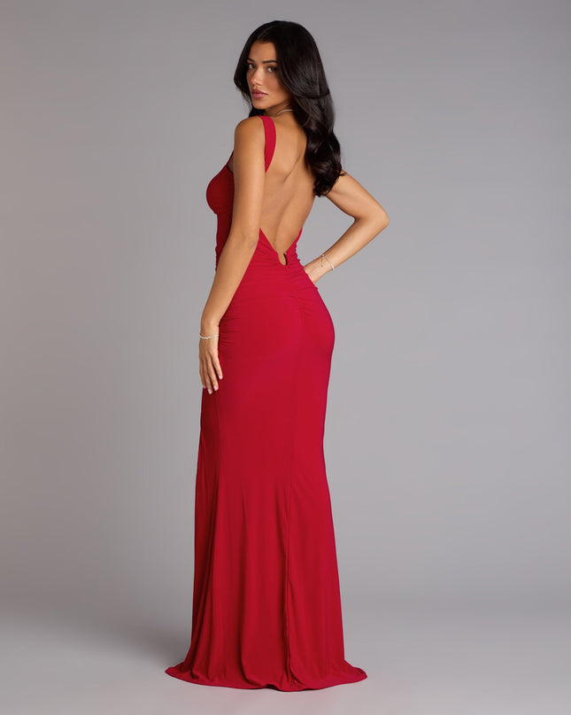 Windsor Zooey Open Back Mermaid Formal Dress