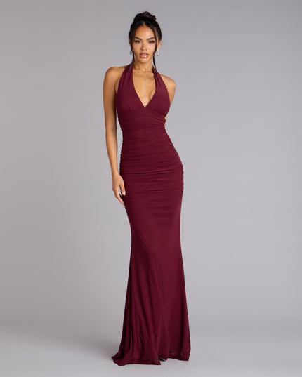 Windsor Juliana Mesh Strappy Back Mermaid Formal Dress