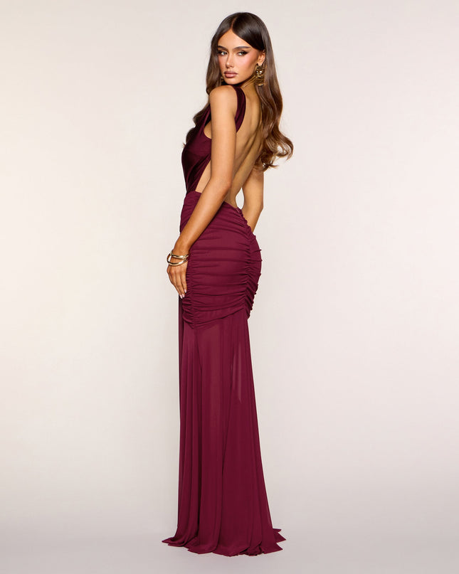 Windsor Myra Mesh Open Back Formal Dress
