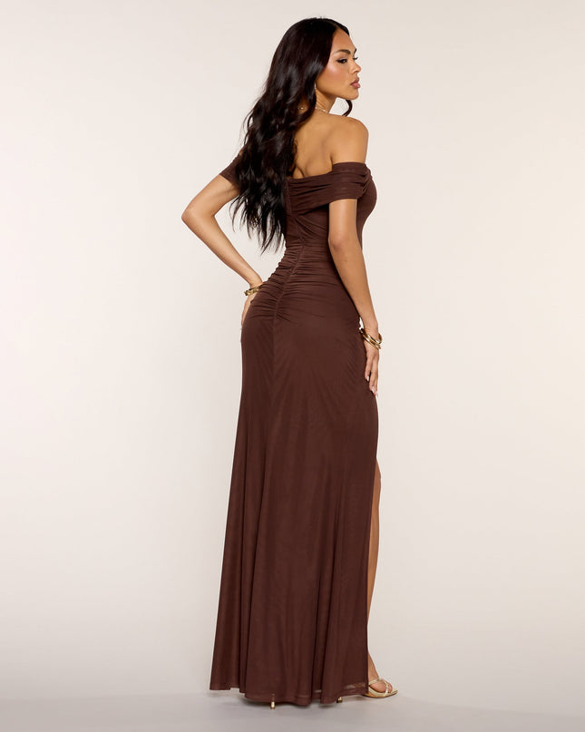 Windsor Seraphine Off-The-Shoulder Formal Dress