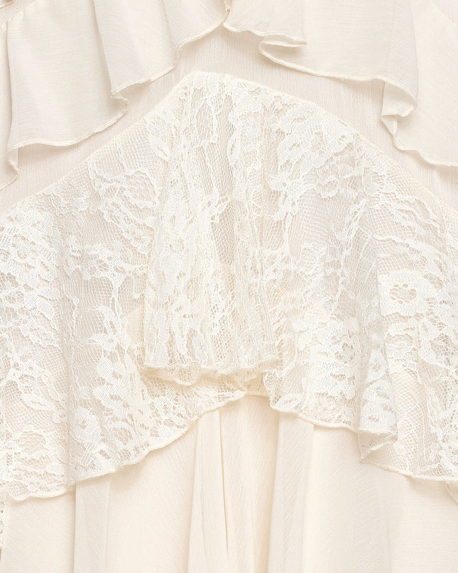 Windsor Juliette Chiffon Lace Halter Formal Dress