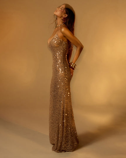Windsor Jenny Sequin Knit Mermaid Formal Dress