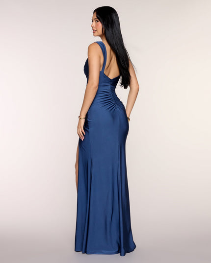 Windsor Kaitlin Low Back Slit Mermaid Formal Dress