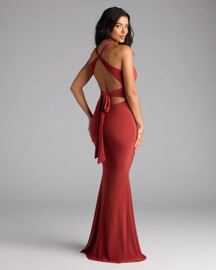 Windsor Juliane Strappy Back Mermaid Formal Dress