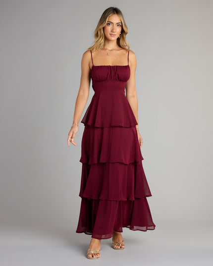 Windsor Evening Soirée Chiffon Maxi Dress