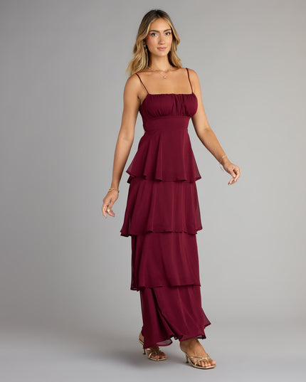 Windsor Evening Soirée Chiffon Maxi Dress