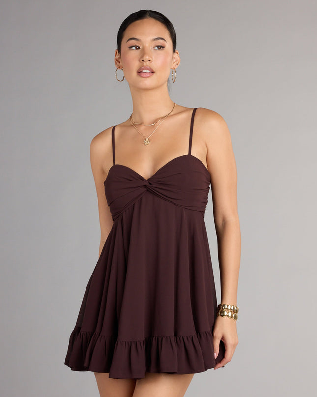 Windsor Perfectly Pretty Tie Back Babydoll Dress