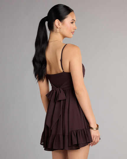 Windsor Perfectly Pretty Tie Back Babydoll Dress