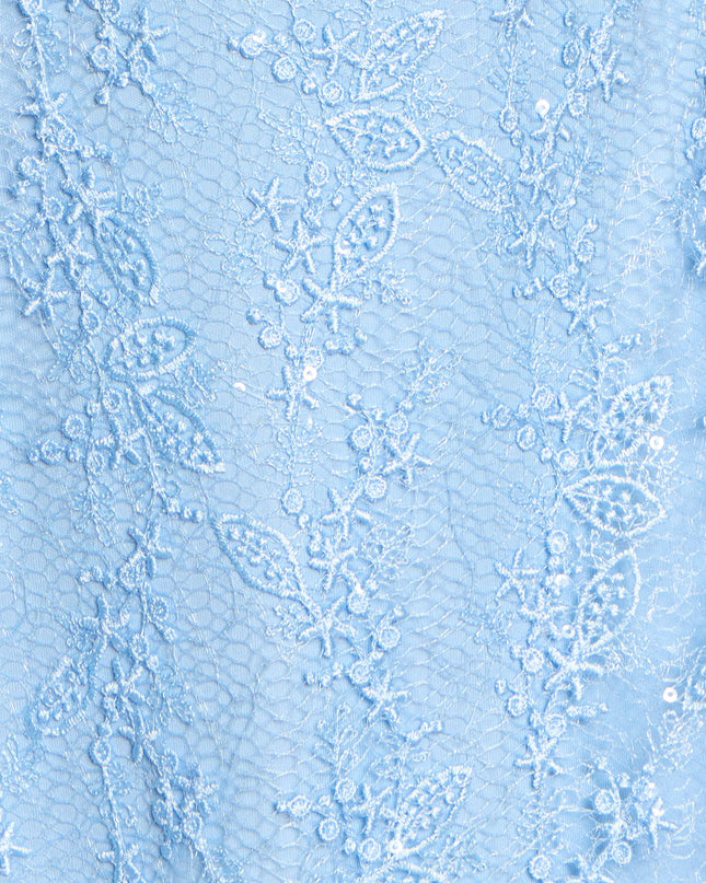 Windsor Forget Me Not Lace-Up Sequin Mini Dress
