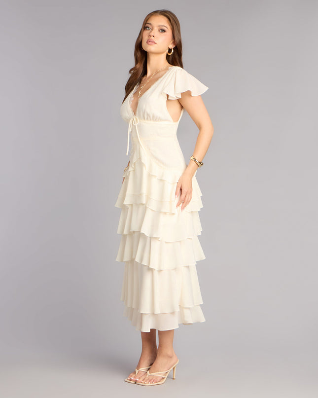 Windsor Softly Stolen Moments Lace A-Line Midi Dress
