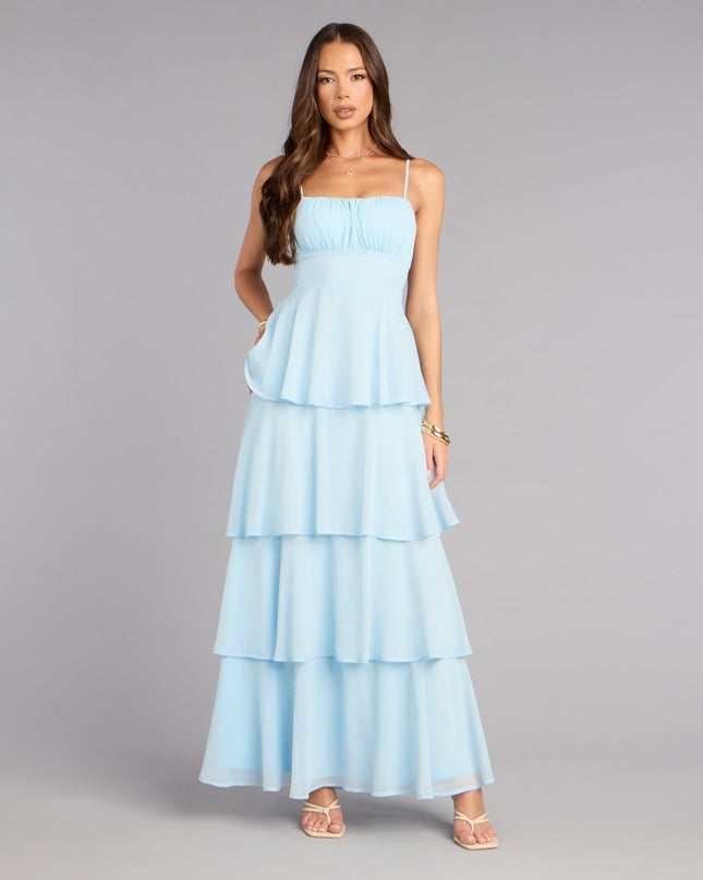 Windsor Evening Soirée Chiffon Maxi Dress