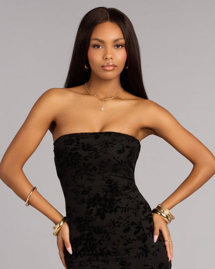Windsor Sweet Obsession Strapless Midi Dress