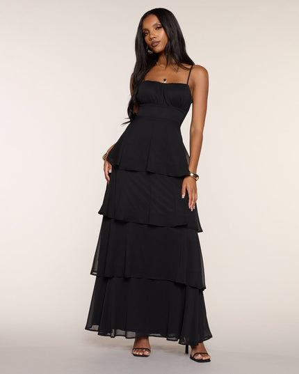 Windsor Evening Soirée Chiffon Maxi Dress