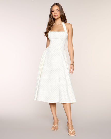 Windsor Picture Perfect Polka Dot Midi Dress