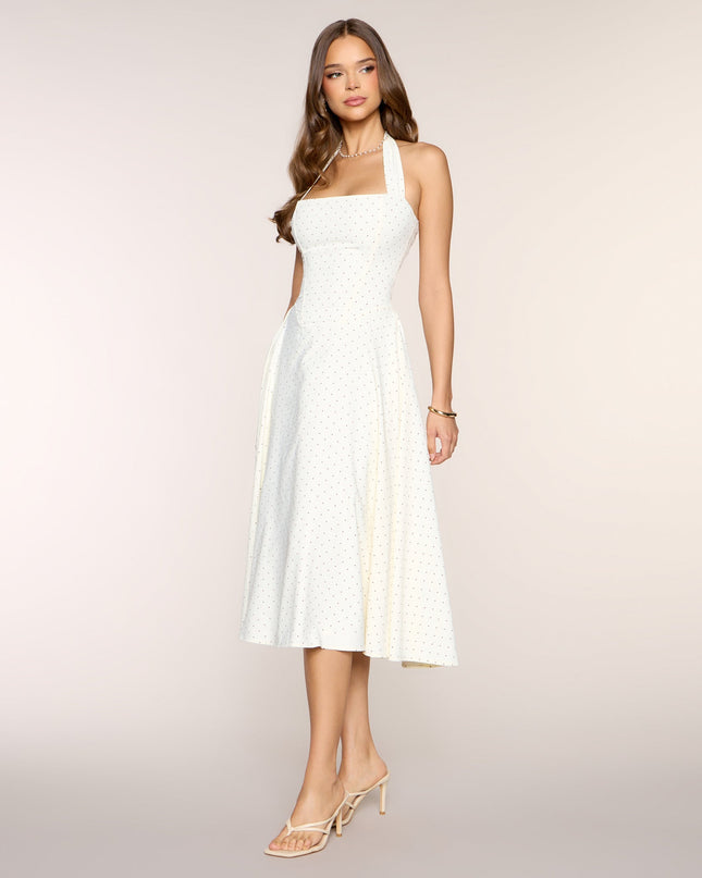 Windsor Picture Perfect Polka Dot Midi Dress