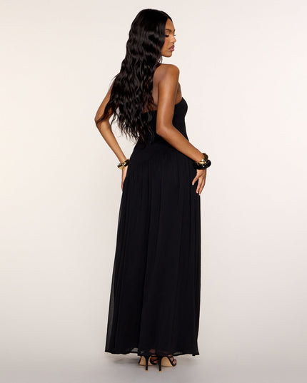 Windsor Breezy Strapless Drop Waist Maxi Dress