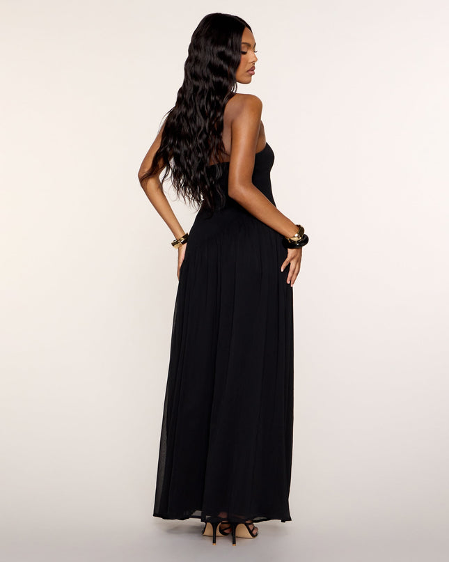 Windsor Breezy Strapless Drop Waist Maxi Dress
