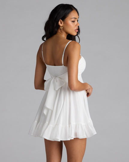 Windsor Perfectly Pretty Tie Back Babydoll Dress