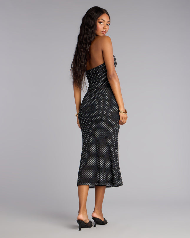 Windsor Retro Romance Halter Midi Dress