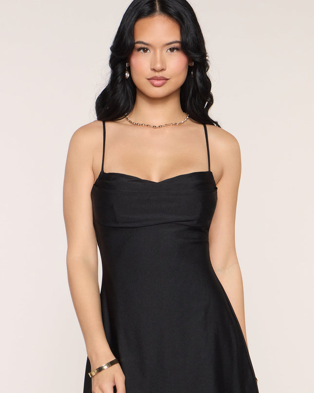 Windsor Sleek Sophistication A-Line Pleated Mini Dress