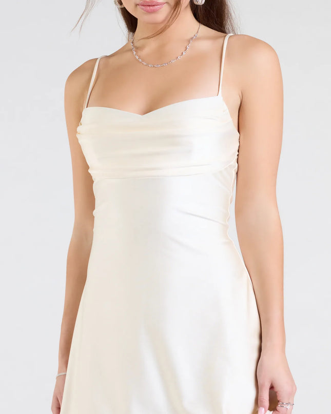 Windsor Sleek Sophistication A-Line Pleated Mini Dress