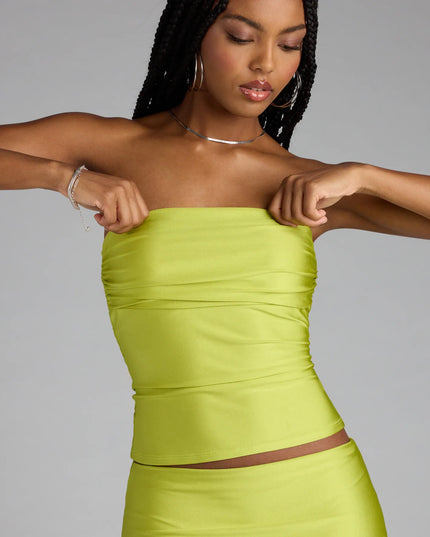 Windsor Carefree And Cute Crop Tube Top