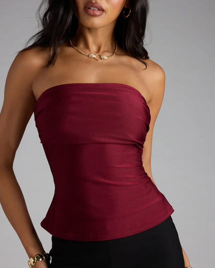 Windsor Carefree And Cute Crop Tube Top