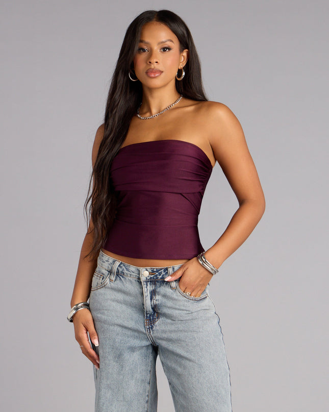 Windsor Carefree And Cute Crop Tube Top