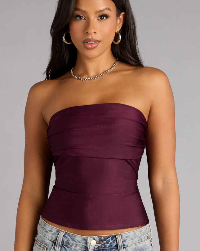 Windsor Carefree And Cute Crop Tube Top
