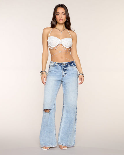 Windsor After Hours Aura Beaded Lace Bra Top