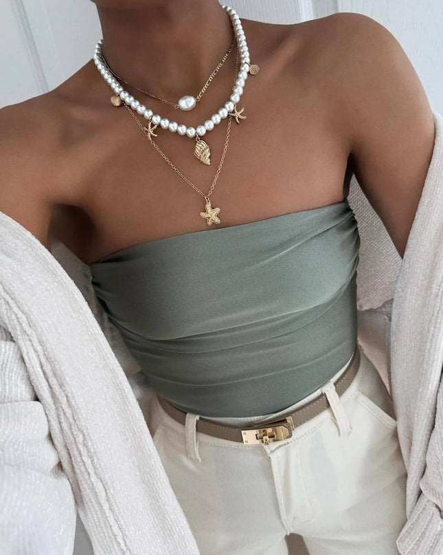 Windsor Carefree And Cute Crop Tube Top