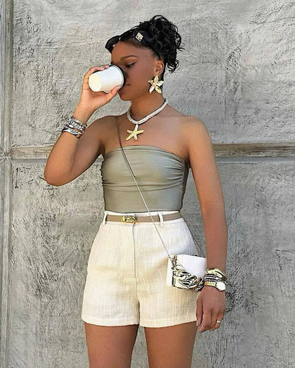 Windsor Carefree And Cute Crop Tube Top