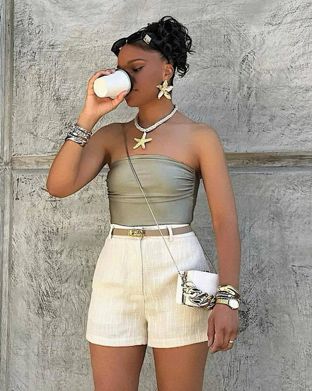 Windsor Carefree And Cute Crop Tube Top