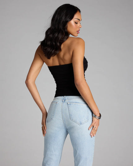 Windsor Cutest Vibe Ruched Knit Tube Top