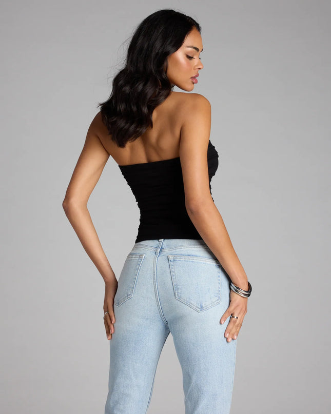 Windsor Cutest Vibe Ruched Knit Tube Top