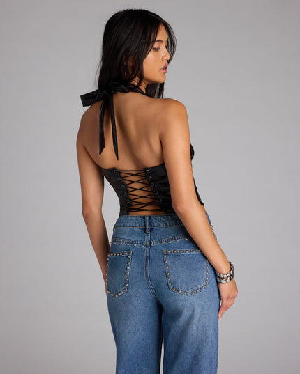 Windsor Undeniable Flair Halter Corset Top