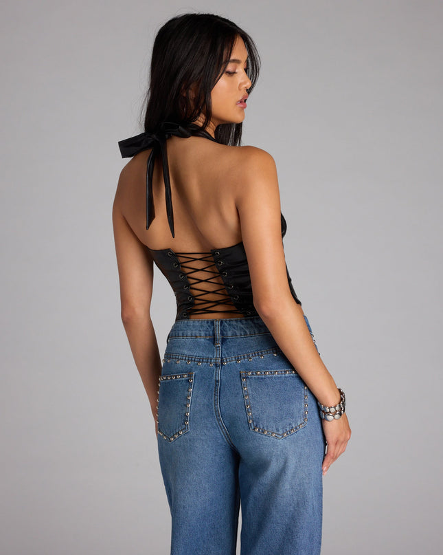Windsor Undeniable Flair Halter Corset Top