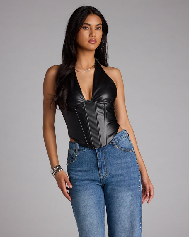 Windsor Undeniable Flair Halter Corset Top