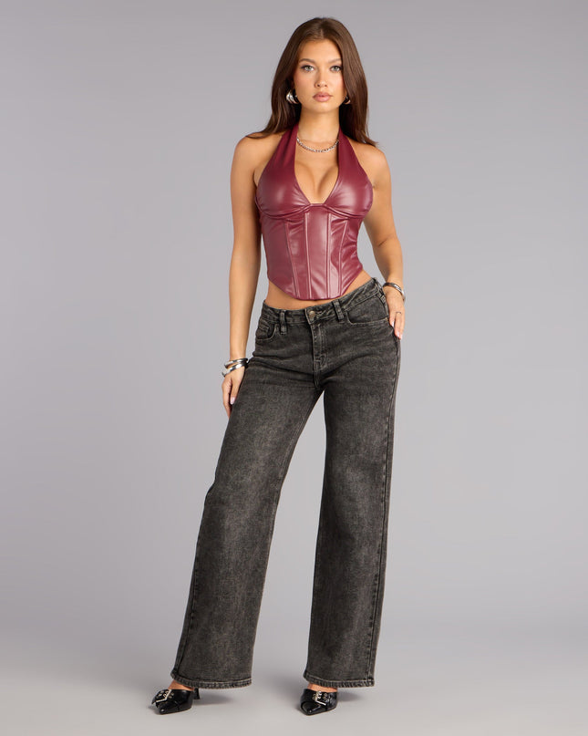Windsor Undeniable Flair Halter Corset Top