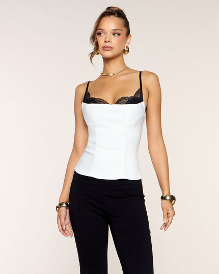 Windsor Classy With A Catch Corset Tank Top