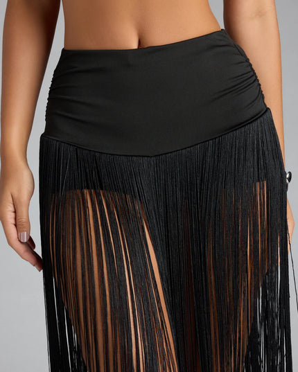 Windsor Trendy Moves Long Fringe Skirt