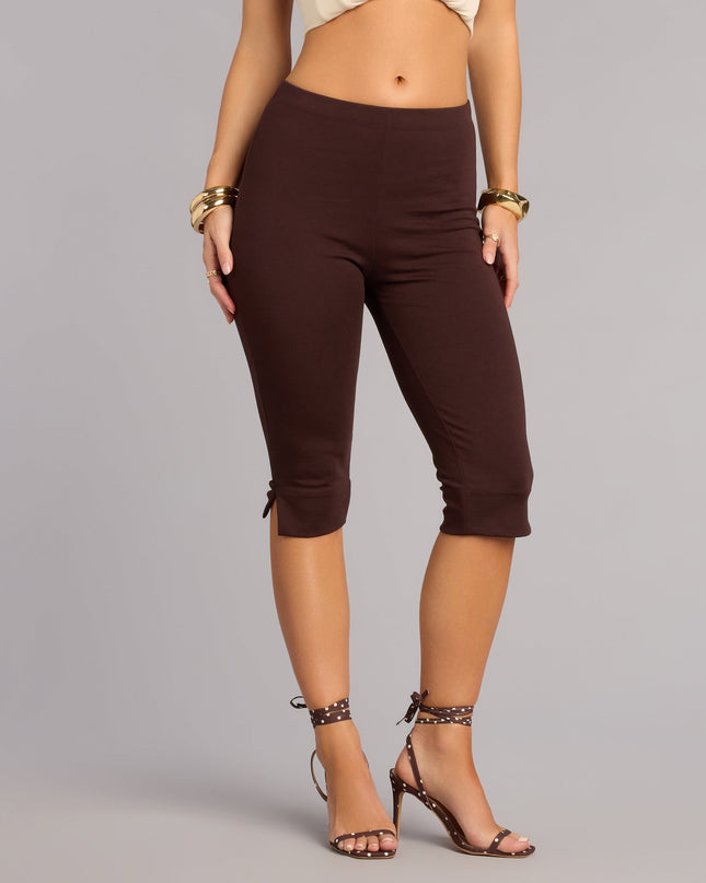 Windsor Forever On Trend High-Rise Ponte Capri Pants
