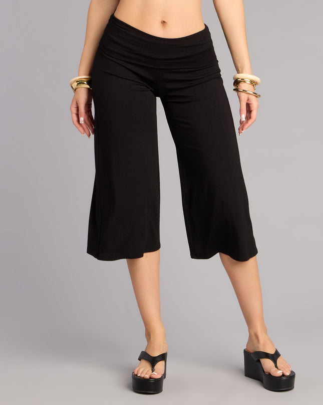 Windsor Effortlessly Cool Mid Rise Knit Gaucho Pants