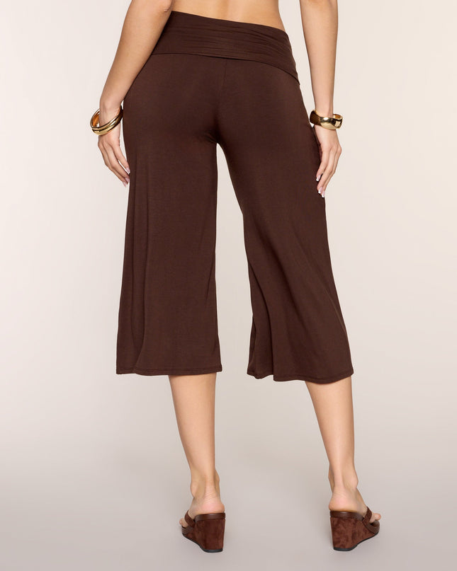 Windsor Effortlessly Cool Mid Rise Knit Gaucho Pants