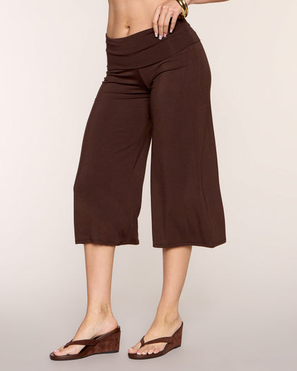 Windsor Effortlessly Cool Mid Rise Knit Gaucho Pants