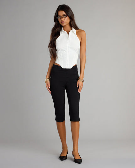 Windsor Forever On Trend High-Rise Ponte Capri Pants