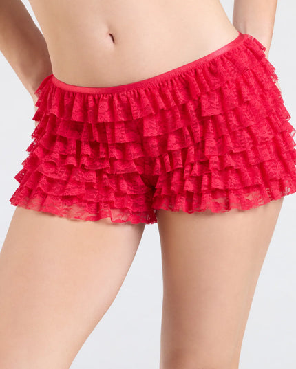 Windsor Chic Fairytale Tiered Lace Hot Shorts